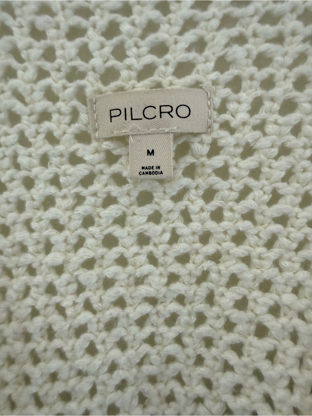 Anthropologie Pilcro V-Neck Open-Knit Sweater Vest NWT - Picture 7 of 8
